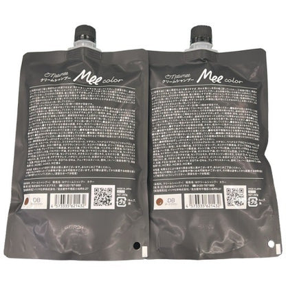 CD81 K Mee Color ミーカラー クリームシャンプー ダークブラウン 350g 2個セット