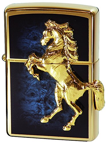 ZIPPO ジッポー オイルライター NO200 ゴールドプレート ウイニングウィニー アトランティックブルー