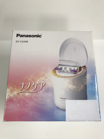 C644 Panasonic パナソニック スチーマー ナノケア EH-CSA99 ピンク調 W温冷エステ