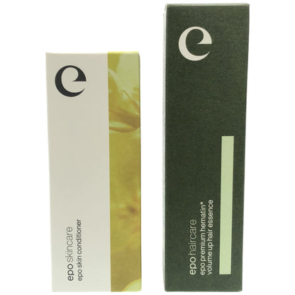 Z000 epo エポスキンコンディショナー 150mL & エポプレミアムヘアマチン 120mL 2点セット　ラスト1点！