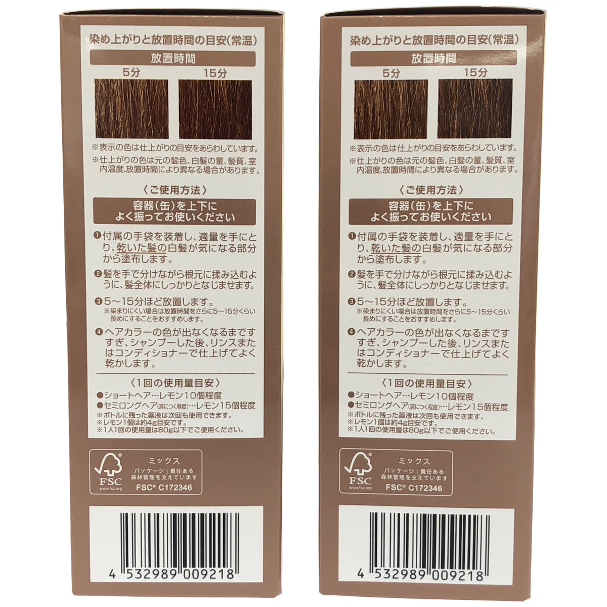 Z000 ヘアボーテ エクラ ボタニカル エアカラーフォーム EX ライトブラウン 80g 計2本セット　ラスト1点！