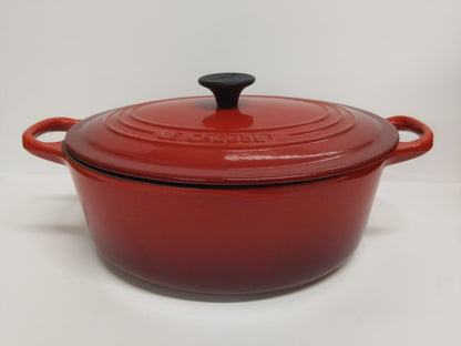 D LE CREUSET ルクルーゼ ココットオーバル 25cm チェリーレッド