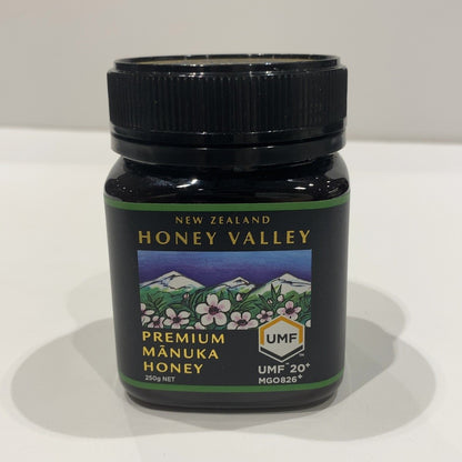 C08B HONEY VALLEY プレミアム マヌカハニー UMF20+ 250g ●賞味期限：2030/09/16