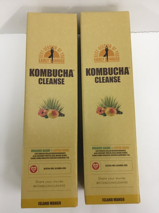 C598 D ★コンブチャクレンズ KOMBUCHA CLEANSE 置き換え ダイエット ファスティング 酵素 720ml 2本セット●賞味期限：2027/07～