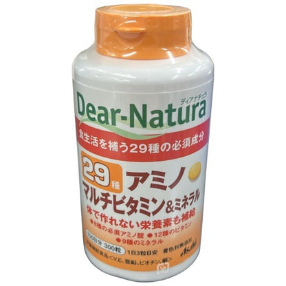 C762 アサヒグループ食品 ディアナチュラ 29 アミノマルチビタミン 300粒 (100日分)●賞味期限：2027/01～