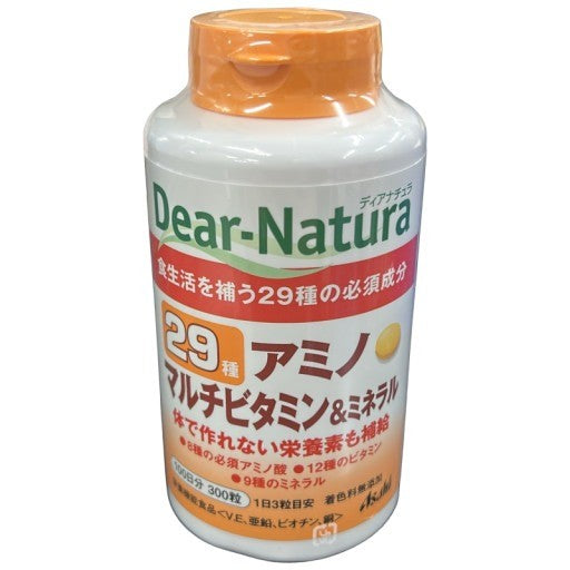 C762 アサヒグループ食品 ディアナチュラ 29 アミノマルチビタミン 300粒 (100日分)●賞味期限：2027/01～