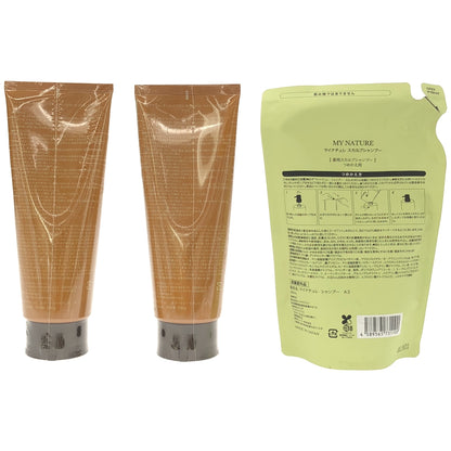 Z000 マイナチュレ カラートリートメント ブラウン 200g 2個 & スカルプシャンプー つめかえ用 280mL 1個 計3個セット