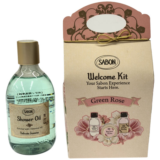Z000 SABON シャワーオイル グリーン・ローズ 100mL & シャワーオイルF DJ 100mL 2個セット　ラスト1点！