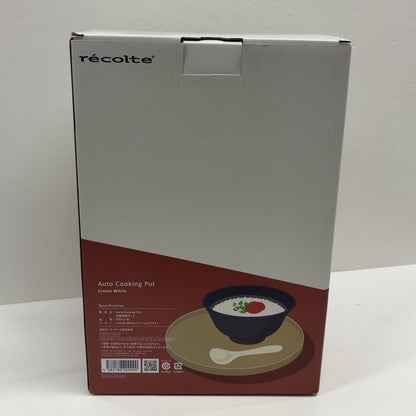 CG3E D recolte レコルト 自動調理ポット クリームホワイト RSY-2