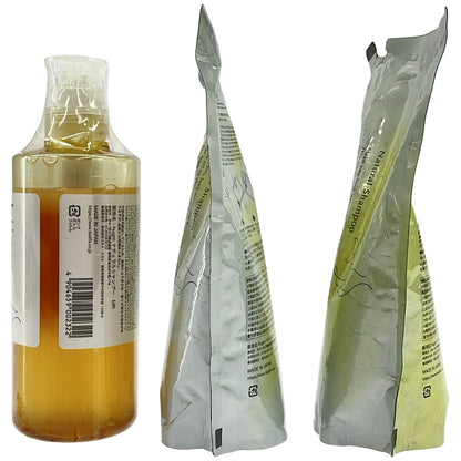 Z000 hugm ナチュラルシャンプー 500mL & 詰替用 450mL 2本 計3本セット　ラスト1点！
