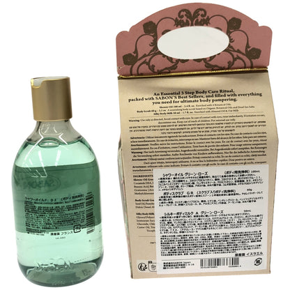Z000 SABON シャワーオイル グリーン・ローズ 100mL & シャワーオイルF DJ 100mL 2個セット　ラスト1点！