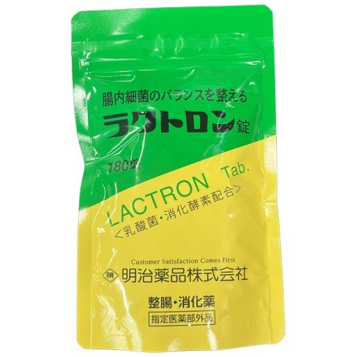 CA27 K 明治薬品 ラクトロン錠 180粒 乳酸菌・消化酵素配合 整腸 消化 サプリメント 180錠●賞味期限：2026/11～