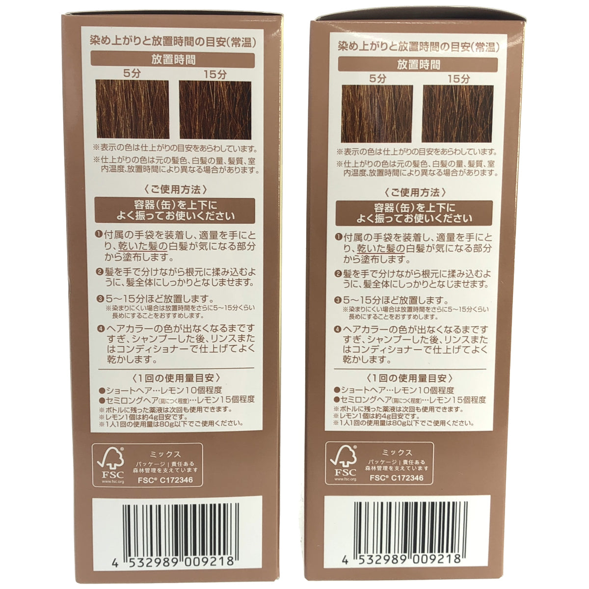 Z000 エアボーテ エクラ ボタニカル エアカラーフォーム EX ライトブラウン 80g 2点セット　ラスト1点！