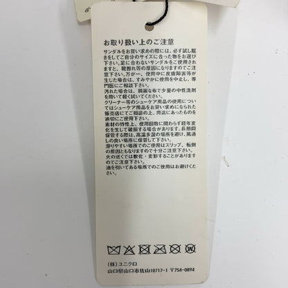 C93X D UNIQLO:C ユニクロシー ナローストラップサンダル M~24.0cm 01 off White