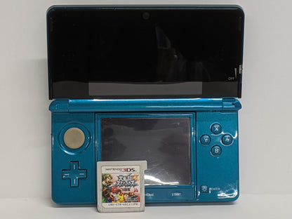任天堂 NINTENDO 3DS ニンテンドー3DS アクアブルー 本体（CTR-S-BAAA）スマブラソフト付き 【ジャンク】