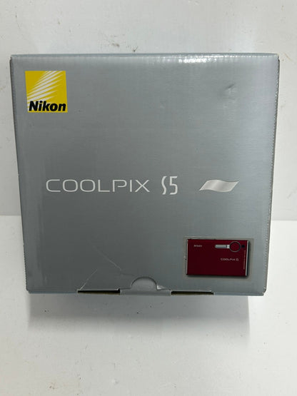 C98G Nikon デジタルカメラ COOLPIX S5 レッド COOLPIXS5R