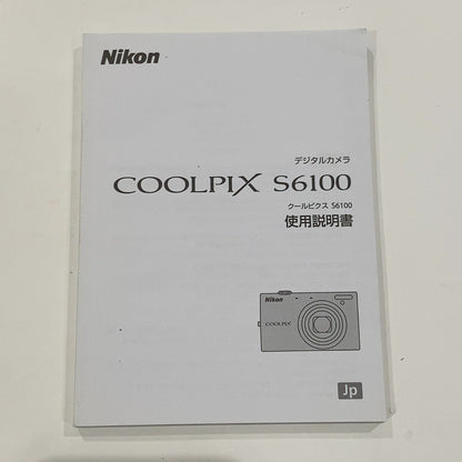 C9P1 D NikonデジタルカメラCOOLPIX S6100 ノーブルブラック S6100BK