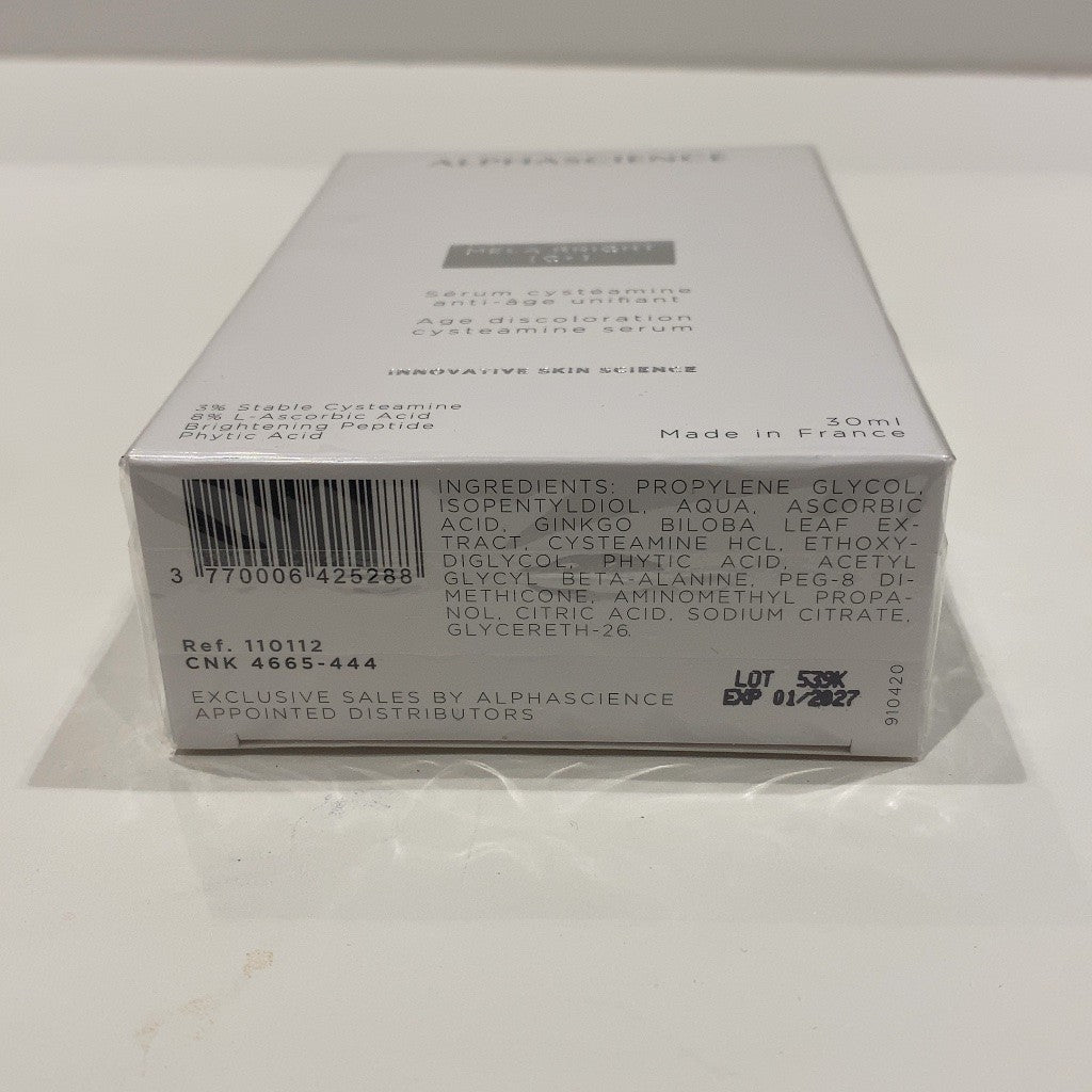 C16C ALPHASCIENCE アルファサイエンス MELA BRIGHT MELA BRIGHT C＋メラブライト 30ml  ●使用期限：2027/01