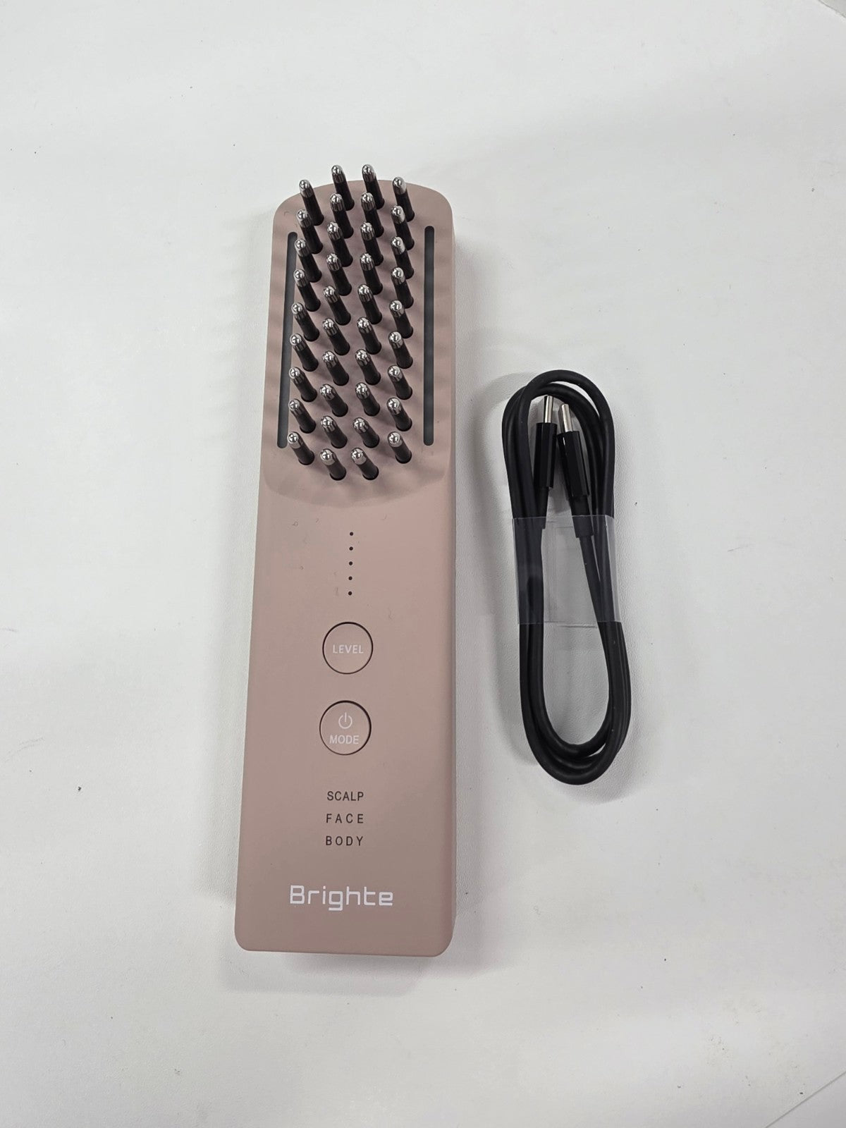CU75 ■ブライト ブラシ型美顔器(ピンク) Brighte ELEKI BRUSH+ (ブライト エレキブラシプラス) BRT-FSB180PK