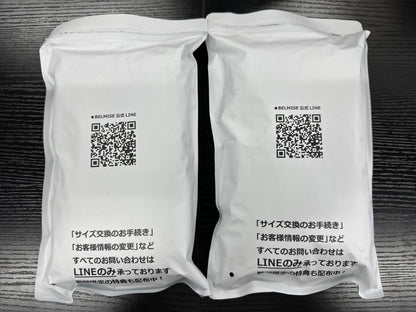 C810 K BELMISE ベルミス スリムタイツ 裏面QRコード Mサイズ 2個セット