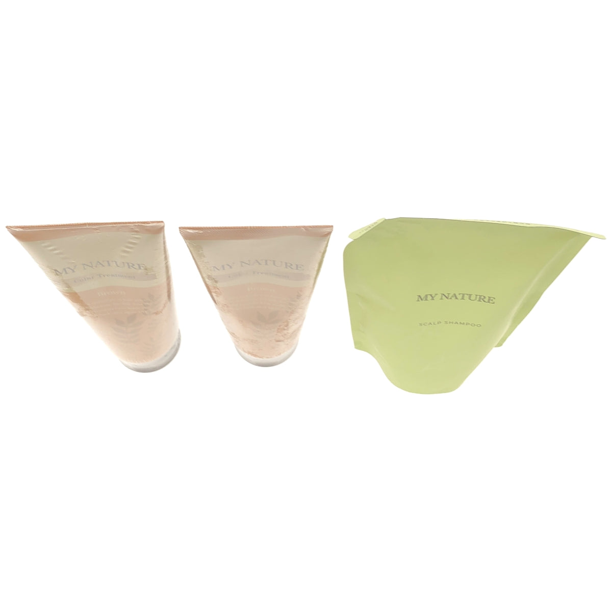 Z000 マイナチュレ カラートリートメント ブラウン 200g 2個 & スカルプシャンプー つめかえ用 280mL 1個 計3個セット