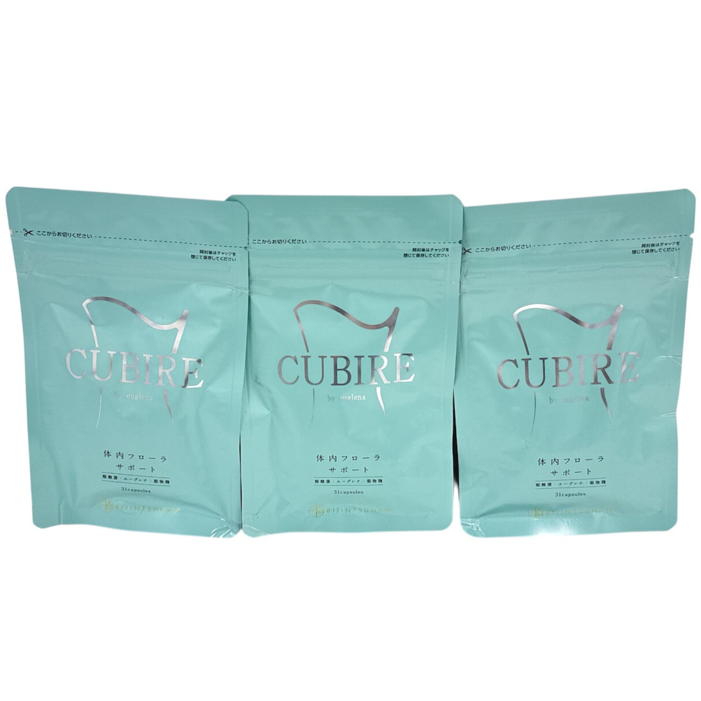 CB93 K CUBIRE by euglena クビレ ユーグレナ 31粒 3点セット●賞味期限：2027/01～