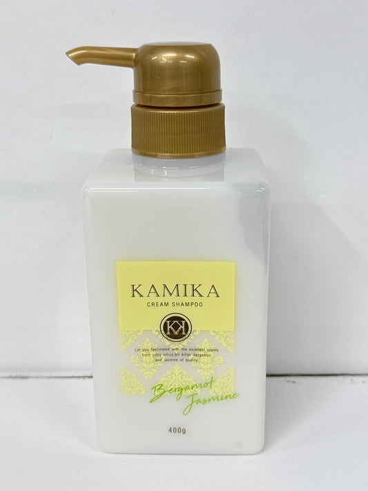 C202 KAMIKA カミカ オールインワンクリームシャンプー BJ(ベルガモットジャスミン) 400g 植物由来