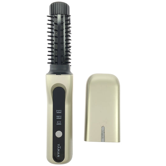 Z000 ヤーマン ストレートブラシ ヘアボリューマー プロ ブラシアイロン YJHB7 ゴールド　ラスト1点！