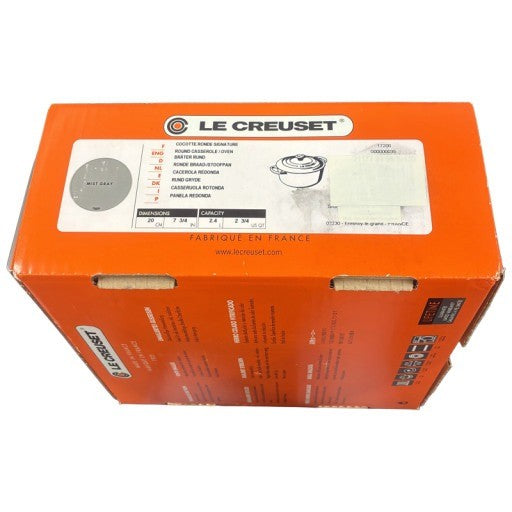 CW6P Le Creuset ル・クルーゼ シグニチャー ココット・ロンド 20cm ミストグレー Le Creuset Black