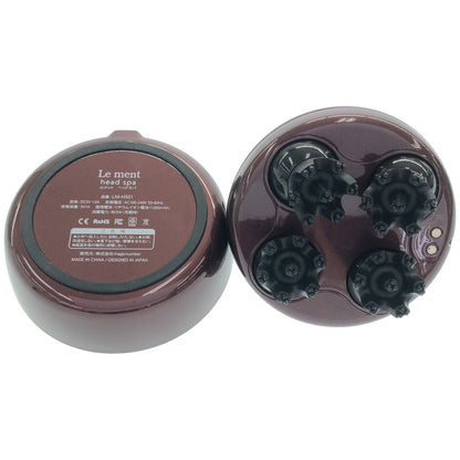 Z000 ■Le ment ルメント ヘッドスパ LM-HS01 充電式 ヘッドスパ 頭皮ケア シャンプーブラシ 頭皮ブラシ　ラスト1点！