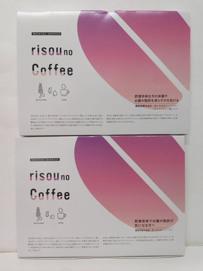 C756 ★りそうのコーヒー risou no Coffee 30包入 理想の私をつくる 30袋×2箱●賞味期限：2025/07～