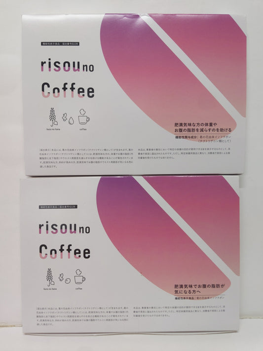 C756 ★りそうのコーヒー risou no Coffee 30包入 理想の私をつくる 30袋×2箱●賞味期限：2025/11～【K】