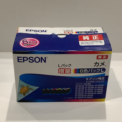 C9G7 D ●EPSON エプソン インクカートリッジ カメ 6色パック KAM-6CL-L