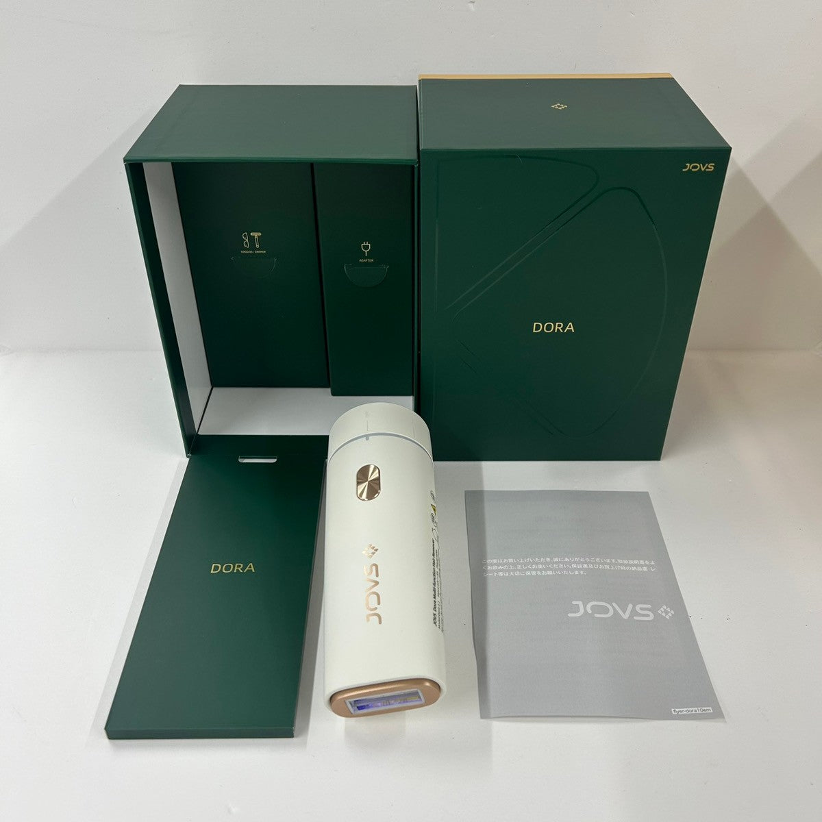 CJ30 D JOVS DORA ドラ 脱毛器 J847 ストレスフリーなムダ毛ケア 低刺激 家庭用光美容器