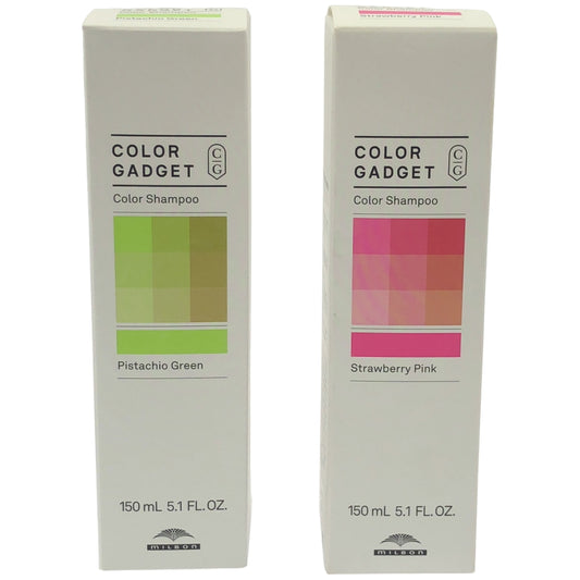 Z000 カラーガジェット カラーシャンプー ストロベリーピンク 150ml & ピスタチオグリーン 150ml 2本セット