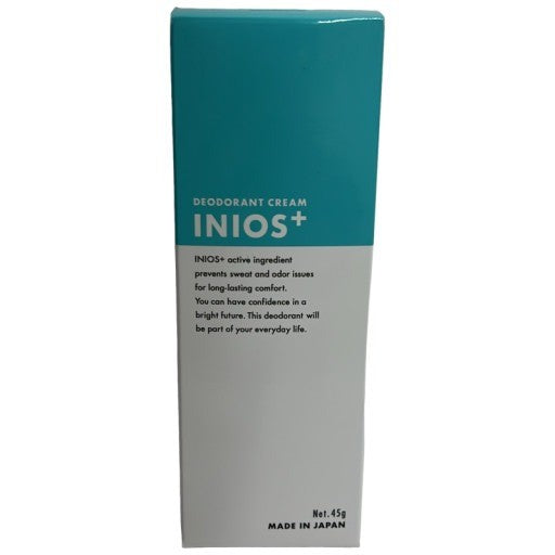 CE17 K イニオスプラス デオドラントクリーム 45g 制汗剤 わきが ワキガ 対策 脇汗 ニオイ 消臭