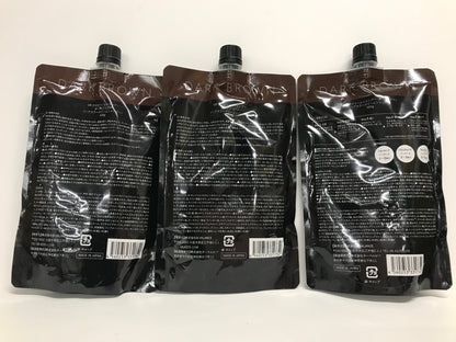 C473 ★VALANROSE バランローズ クロクリームシャンプー ヘアケア 白髪染め オールインワンダークブラウン 400g 3個セット