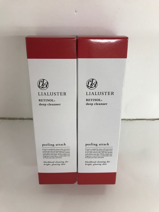 C448 リアラスター LIALUSTER レチノールディープクレンザー クレンジング 洗顔 洗顔料 メイク落とし 110g 2個セット