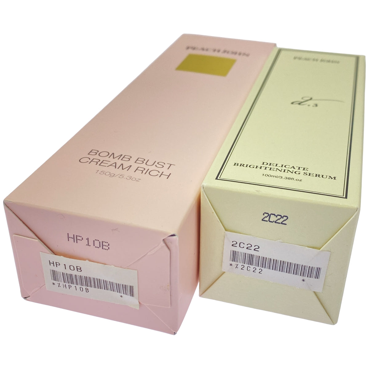 Z000 PEACH JOHN ボムバストクリーム リッチ150g & デリケートブライトニングセラム 100mL 2本セット