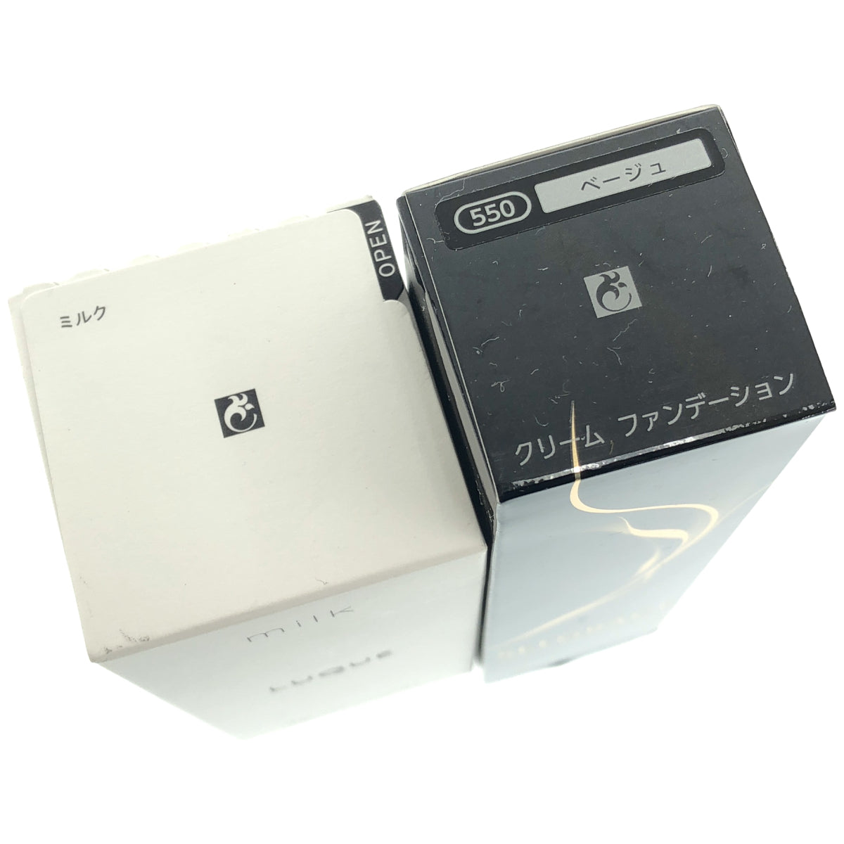 Z000 ナリス セルグレース クリーム ファンデーション 550 30g & ルクエ ミルク 84mL 2点セット　ラスト1点！