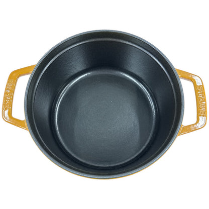 D STAUB ストウブ ピコ・ココット 18cm ラウンド マスタード