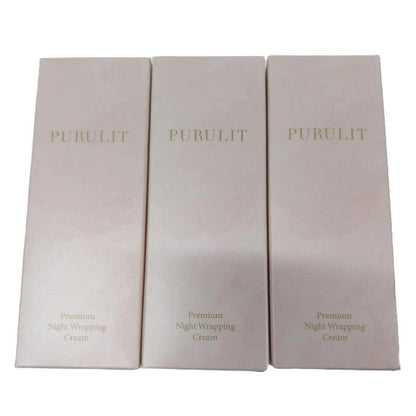 C761 K ★プルリット プレミアムナイトラッピングクリーム PRL高保湿マスク スリーピングパック ジェルパック 35g 3個セット【L】