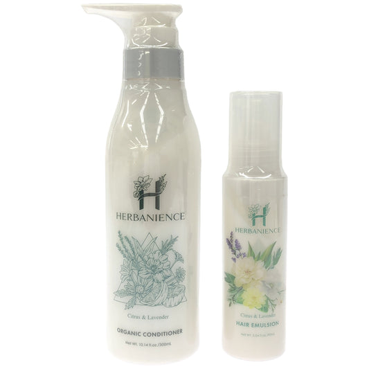 Z000 HERBANIENCE ハーバニエンス コンディショナー 300ml & ヘアエマルジョン 90ml 2本セット