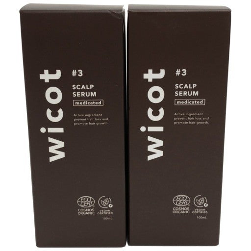 C235 wicot 薬用スカルプセラム 育毛剤 ハーバルシトラスの香り 100ml 2本セット