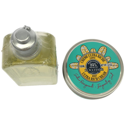Z000 ロクシタン VB シャワージェル 250mL & H SH リッチボディクリーム 100mL 2個セット　ラスト1点！