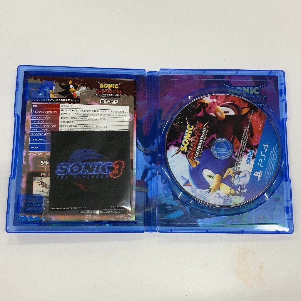 CU0B K SEGA セガ PS4 ソニック×シャドウ ジェネレーションズ