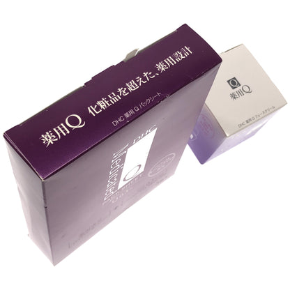 Z000 DHC 薬用 Q パックシート 5回分 & フェースクリーム 50g 2個セット　ラスト1点！