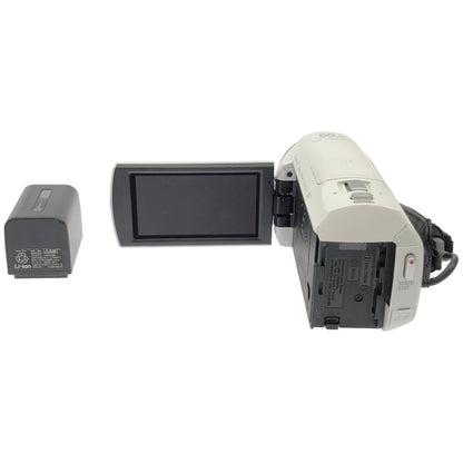 Z000 SONY HDビデオカメラ Handycam HDR-CX670 ホワイト 光学30倍 HDR-CX670-W　ラスト1点！