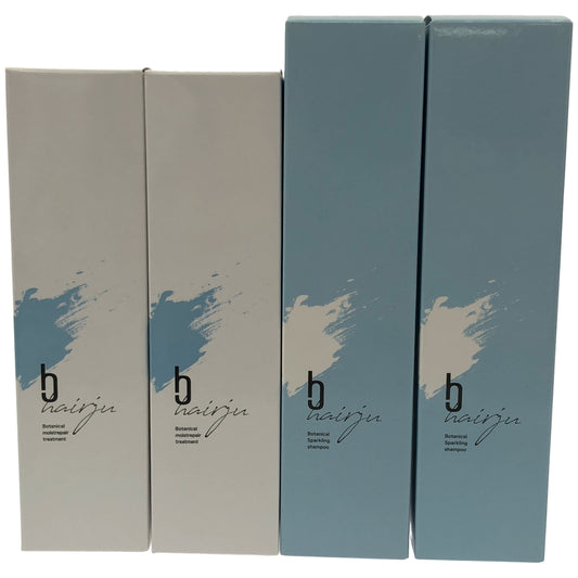 Z000 hairju ヘアージュ ボタニカルスパークリングシャンプー200g 2個&モイストリペアトリートメント170g 2個 4個セット