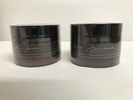 C515 cocone ココネ モイスチュアリペアヘアマスク ヘアパック うるツヤ 10種の美容成分 180g (ホワイトアールグレイ)　2個セット